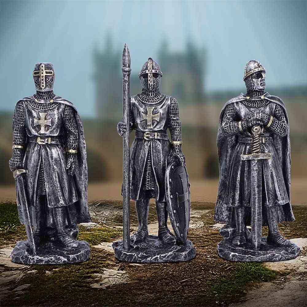 Nemesis Now - Knights of the Realm Figurines - Couleur argent